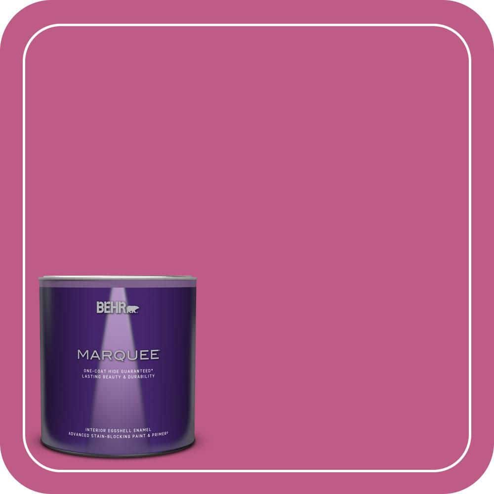 BEHR MARQUEE 1 qt. #P120-5 Beauty Queen Eggshell Enamel Interior Paint & Primer