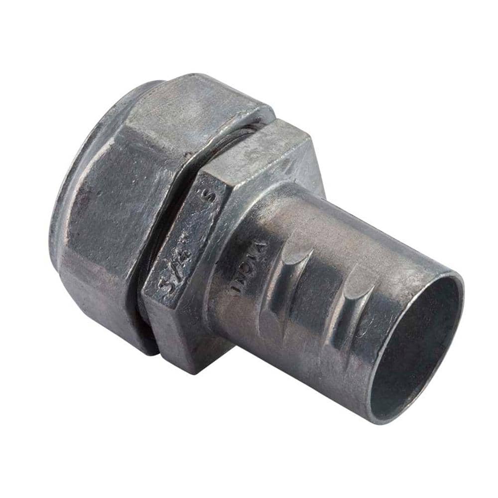 Halex 3/4 in. Electrical Metallic Tube (EMT) EMT to Flex Compression Coupling (2-Pack) (1)