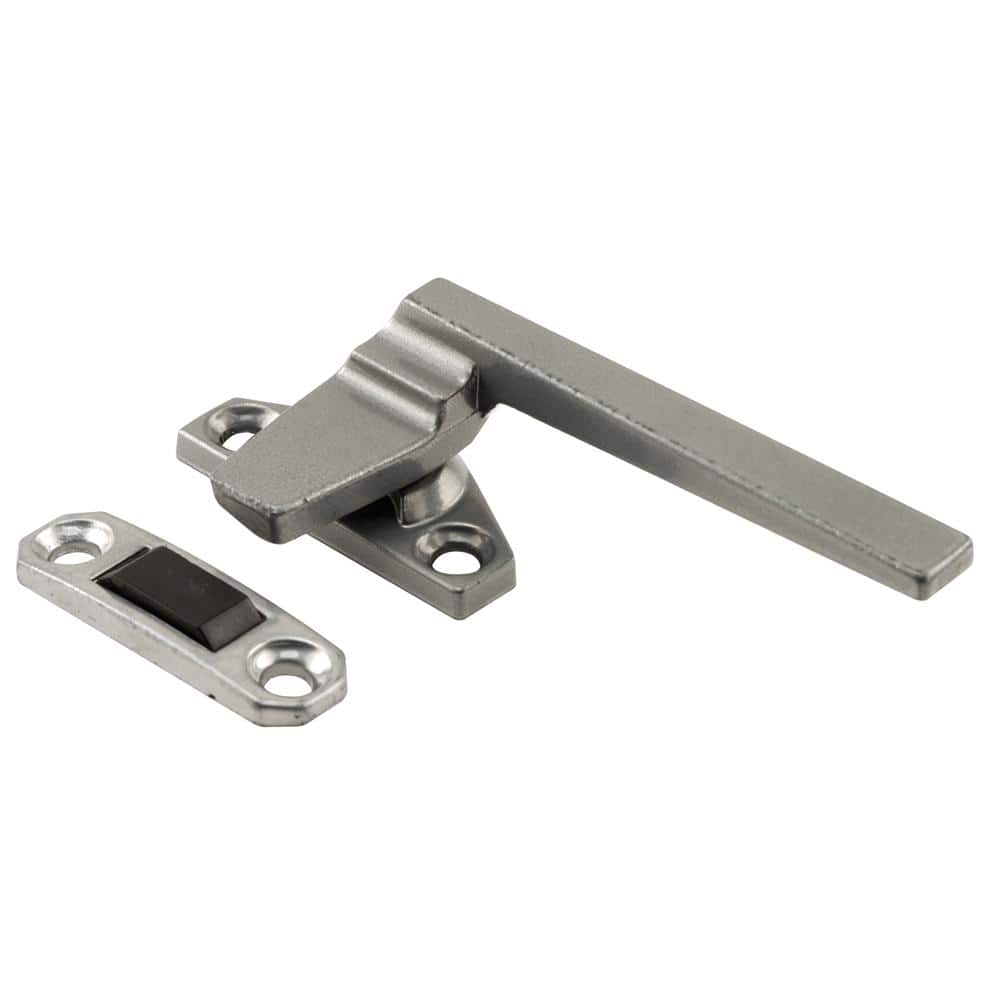 Prime-Line Right-Handed, Diecast, Casement Locking Handle with Offset Base, Gray (Single Pack) (1)