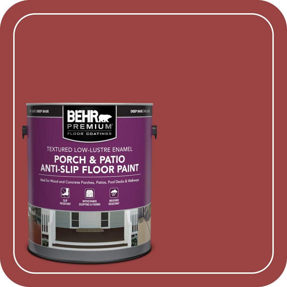 BEHR PREMIUM #MQ1-10 Textured Low-Lustre Enamel Interior/Exterior Porch and Patio Anti-Slip Floor Paint (1)