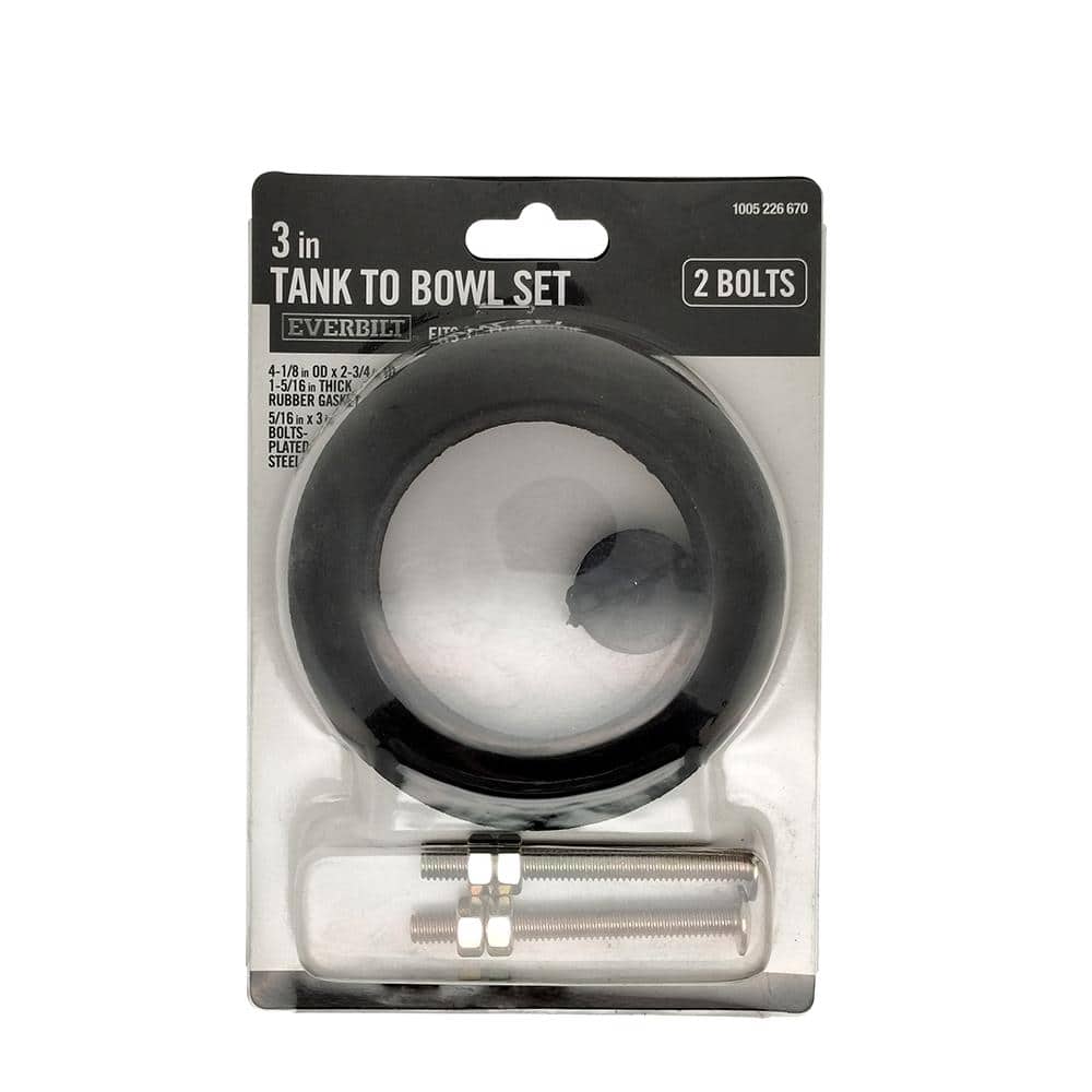 Everbilt 3 in. Toilet Tank to Bowl Set Fits 3 in. Flush Valve (2)