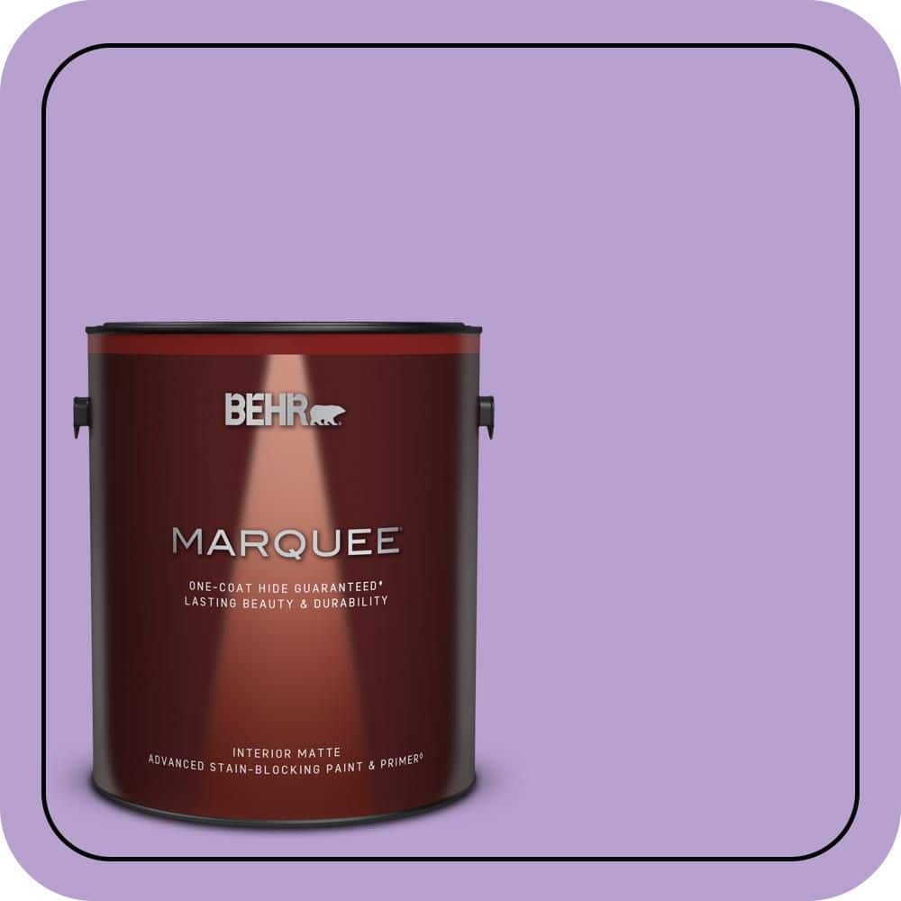 BEHR MARQUEE 1 gal. #P570-3 Flower Girl Matte Interior Paint & Primer