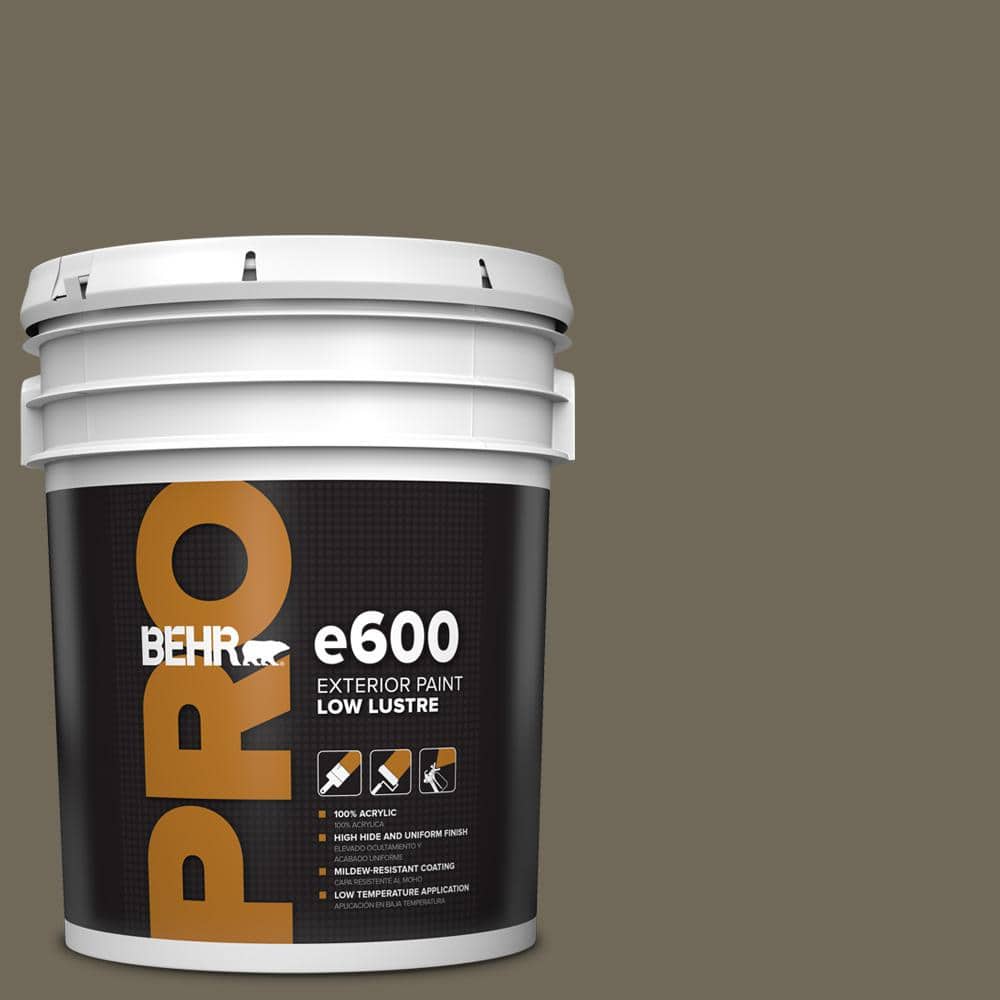 BEHR PRO 5 gal. #770D-6 Sandwashed Driftwood Low Luster Exterior Paint