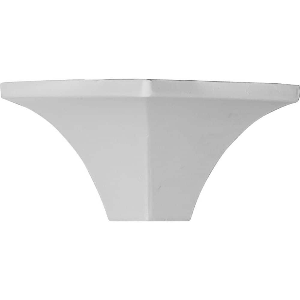 Ekena Millwork 2-5/8 in. x 2-5/8 in. x 2-3/8 in. Urethane Outside Corner Moulding (Matches Moulding MLD02X02X03TR) (1)