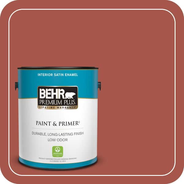 BEHR PREMIUM PLUS #ECC-62-3 Volcanic Enamel & Primer Color Sample (4)