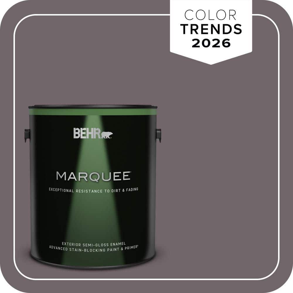 BEHR MARQUEE 1 gal. #N570-5 Curtain Call Semi-Gloss Enamel Exterior Paint & Primer