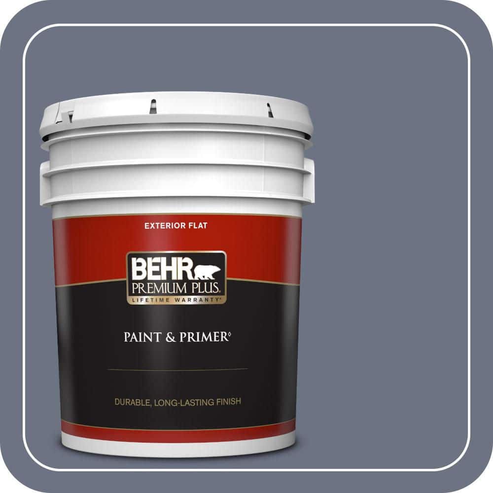BEHR PREMIUM PLUS 5 gal. #MQ5-11 Encore Flat Exterior Paint & Primer