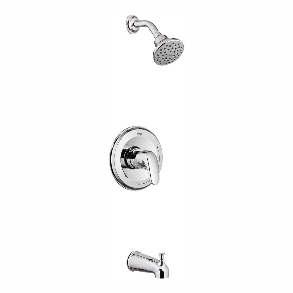 American Standard Colony Pro 1-Handle 1-Spray Shower Faucet Trim Kit in Polished Chrome (Valve Not Included) (1)