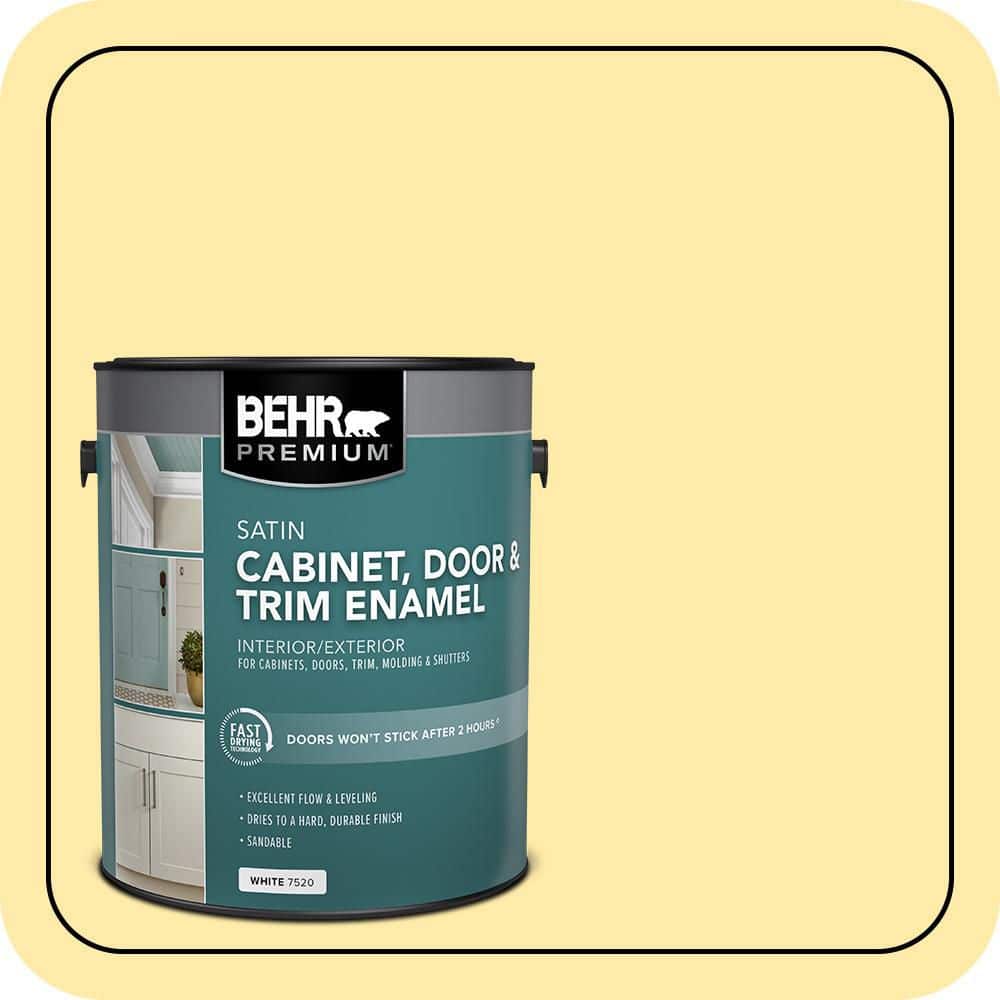 BEHR PREMIUM 1 gal. #P300-3 Rite of Spring Satin Enamel Interior/Exterior Cabinet, Door & Trim Paint