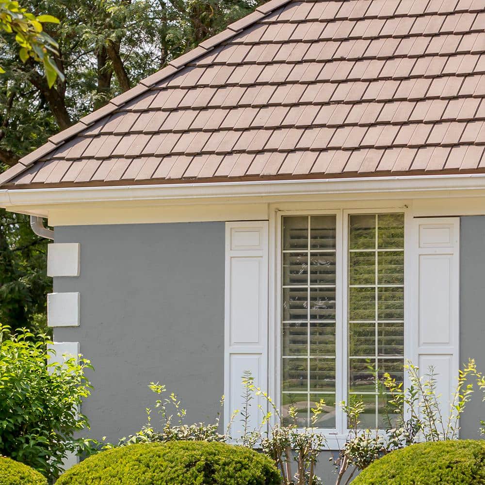 BEHR PREMIUM 5 Gal. #MS-82 Cobblestone Grey Elastomeric Masonry, Stucco and Brick Exterior Paint (4)
