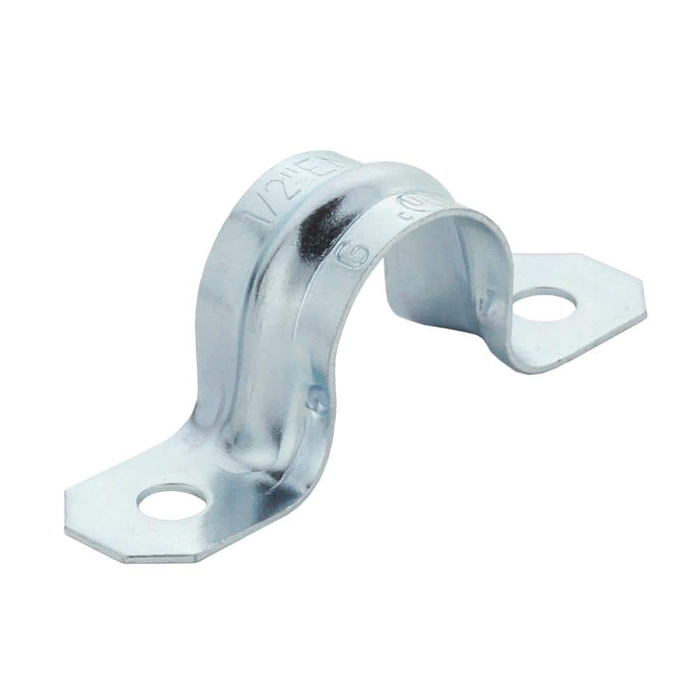 Commercial Electric 1/2 in. Electrical Metallic Tubing (EMT) 2-Hole Strap (25-Pack) (1)