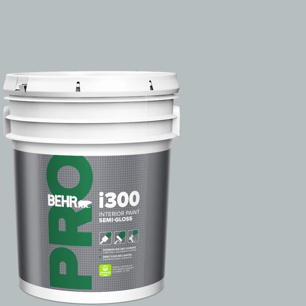 BEHR PRO 5 gal. #720E-3 Rocky Mountain Sky Semi-Gloss Interior Paint