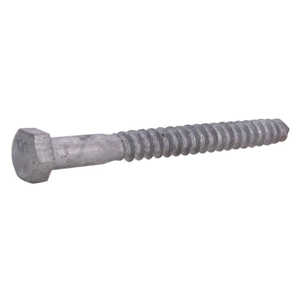 Everbilt 5/8 in. x 4 in. Hex Galvanized Lag Screw