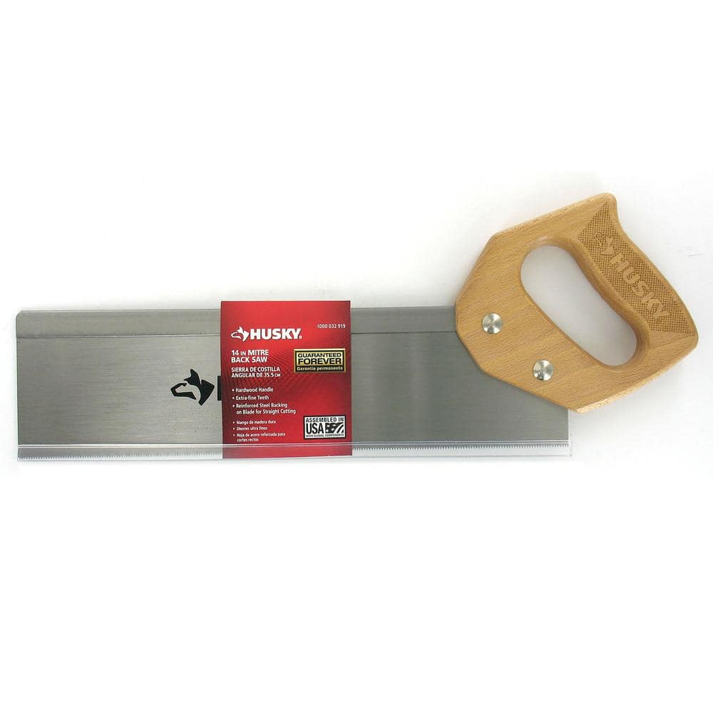Husky 14 in. Back Saw with Wood Handle (2)