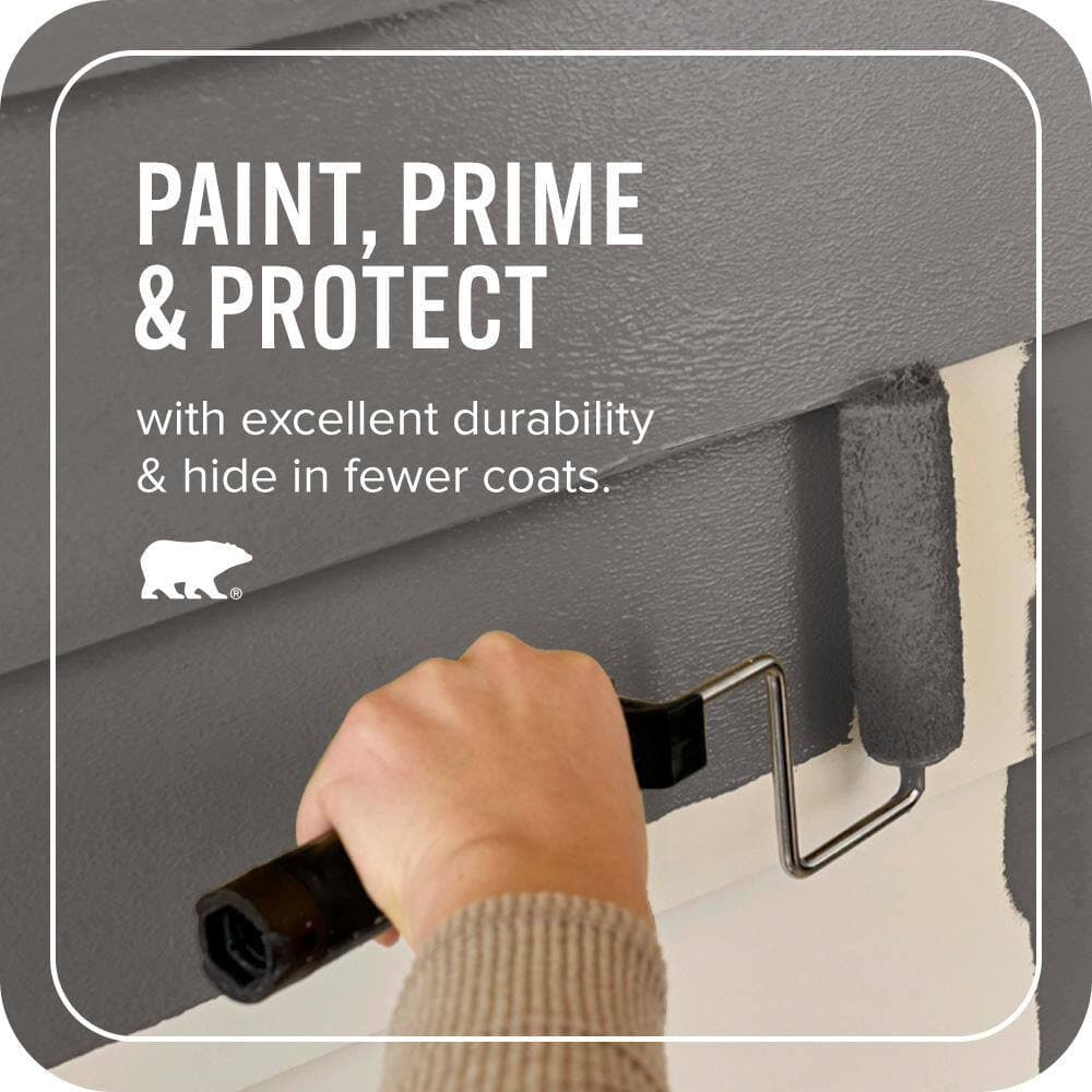 BEHR ULTRA 1 qt. #PPU18-19 Intellectual Flat Exterior Paint & Primer (3)