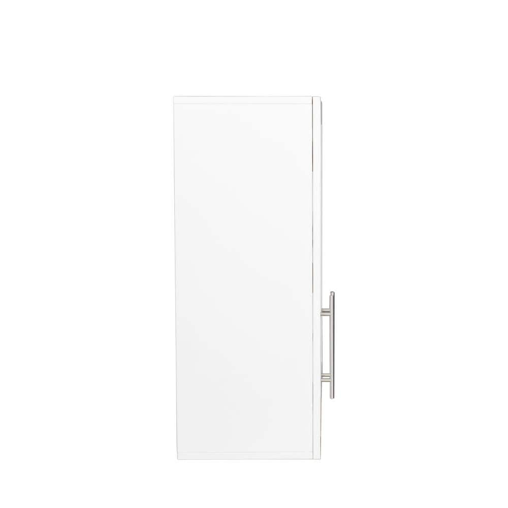 Unbranded 31.5 in. W x 11.81 in. D x 29.92 in. H Bathroom Storage Wall Cabinet with 2-Doors and Adjustable Shelf in White (3)