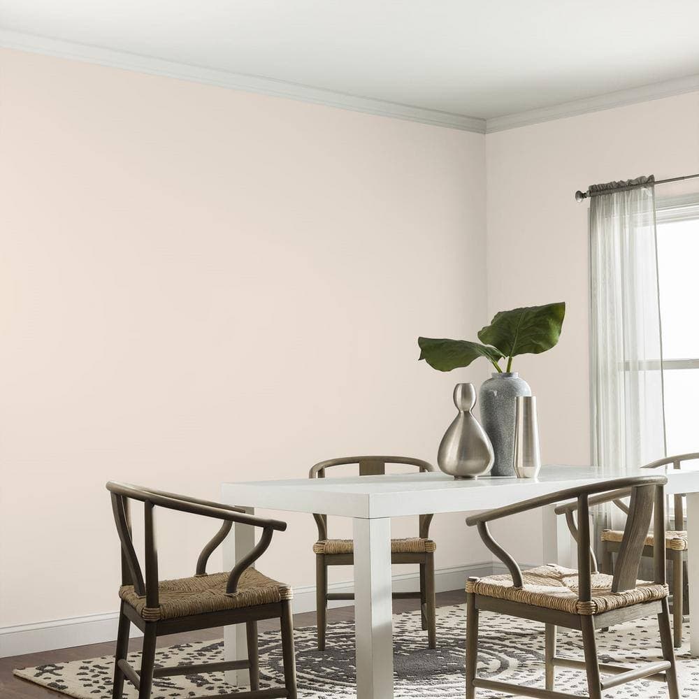 Glidden Diamond 1 gal. PPG1071-1 South Peak Satin Interior Paint with Primer (4)