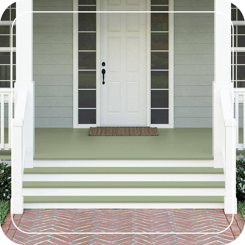BEHR PREMIUM #PPU11-06 Textured Low-Lustre Enamel Interior/Exterior Porch and Patio Anti-Slip Floor Paint (2)