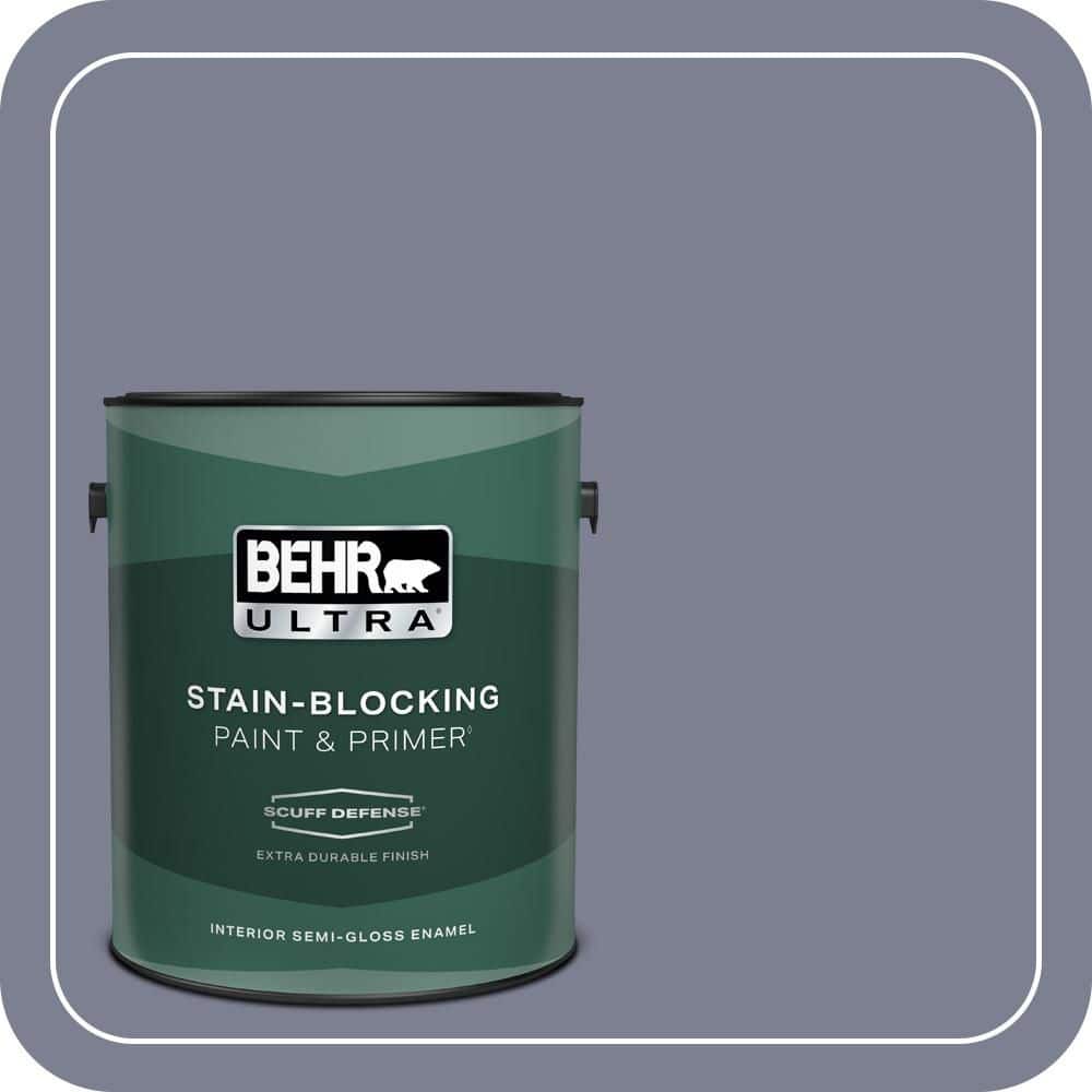 BEHR ULTRA 1 gal. #620F-5 Majestic Mount Extra Durable Semi-Gloss Enamel Interior Paint & Primer