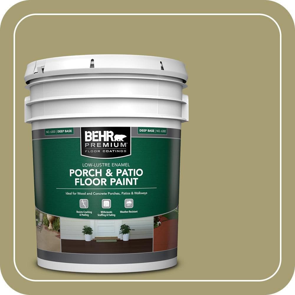BEHR PREMIUM #PPU9-04 Textured Low-Lustre Enamel Interior/Exterior Porch and Patio Anti-Slip Floor Paint (1)