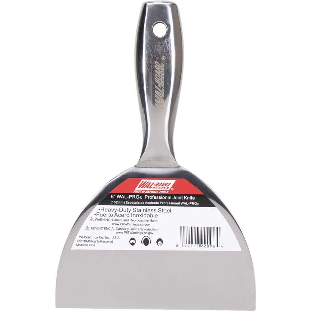 Wal-Board Tools 6 in. Wal-Pro Stainless Steel Joint Knife