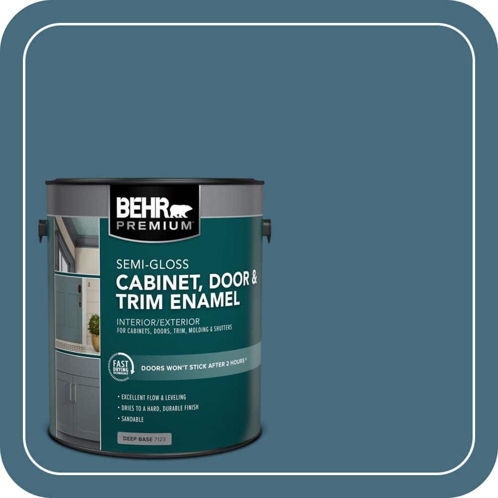 BEHR PREMIUM #S480-6 Enamel Interior/Exterior Cabinet, Door & Trim Paint (1)