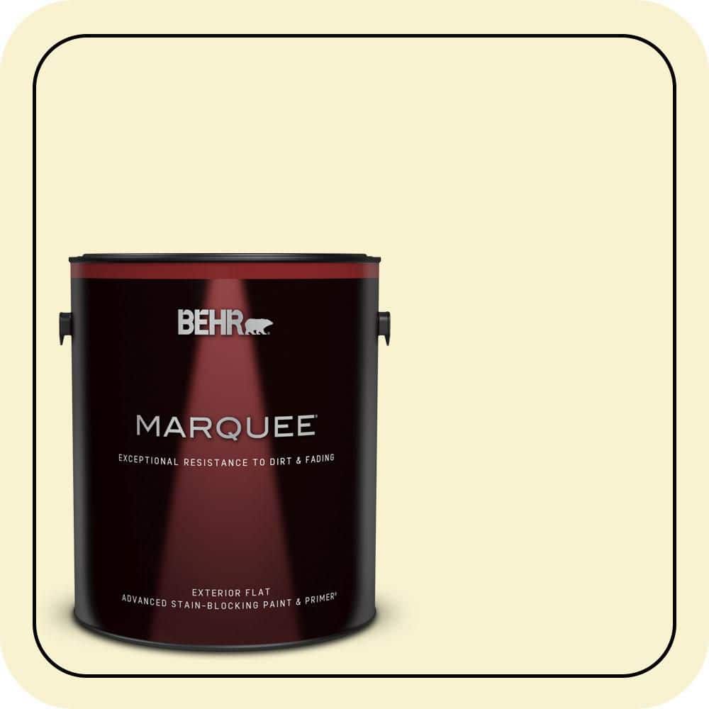 BEHR MARQUEE 1 gal. #P320-1 Flashpoint Flat Exterior Paint & Primer