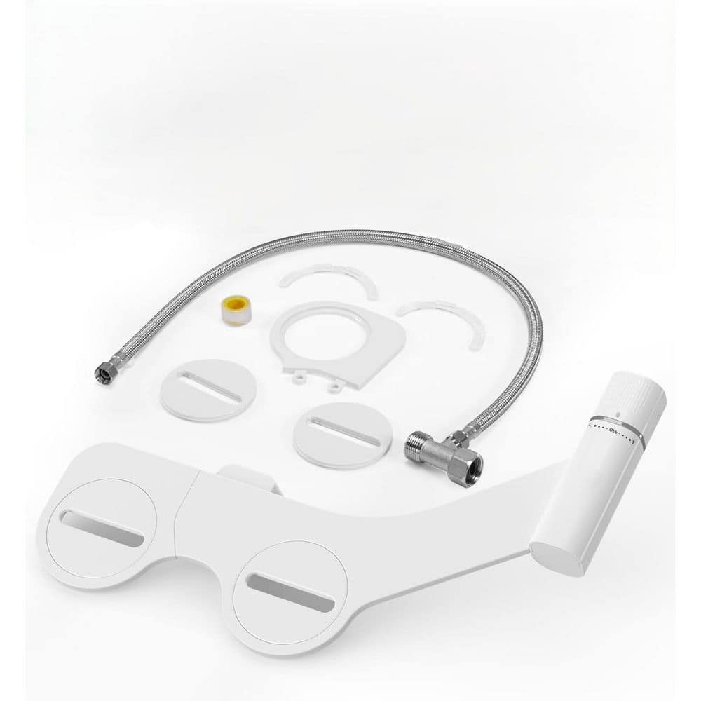 Wudkey Ultra-Slim Bidet Accessory with Retractable Dual Nozzles Bidet Attachment for Enhanced Hygiene and Comfort (1)