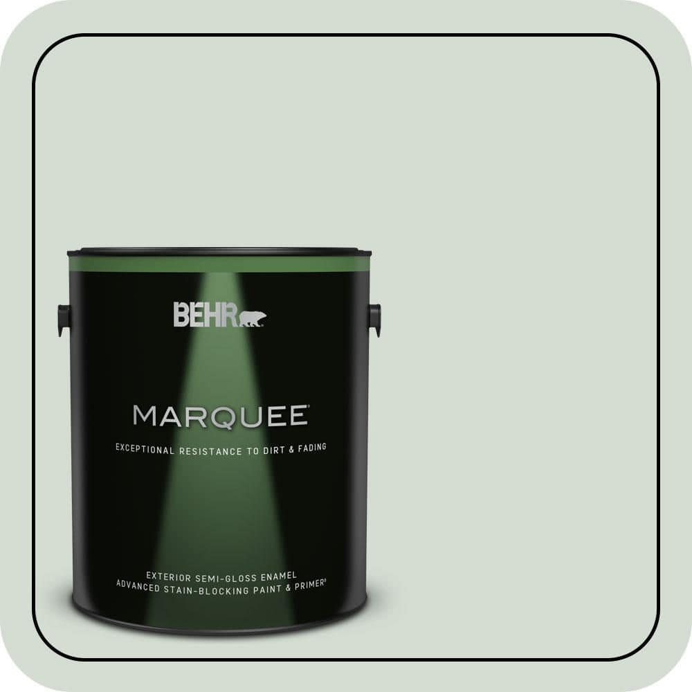 BEHR MARQUEE 1 gal. #N400-1 Mountain Morn Semi-Gloss Enamel Exterior Paint & Primer