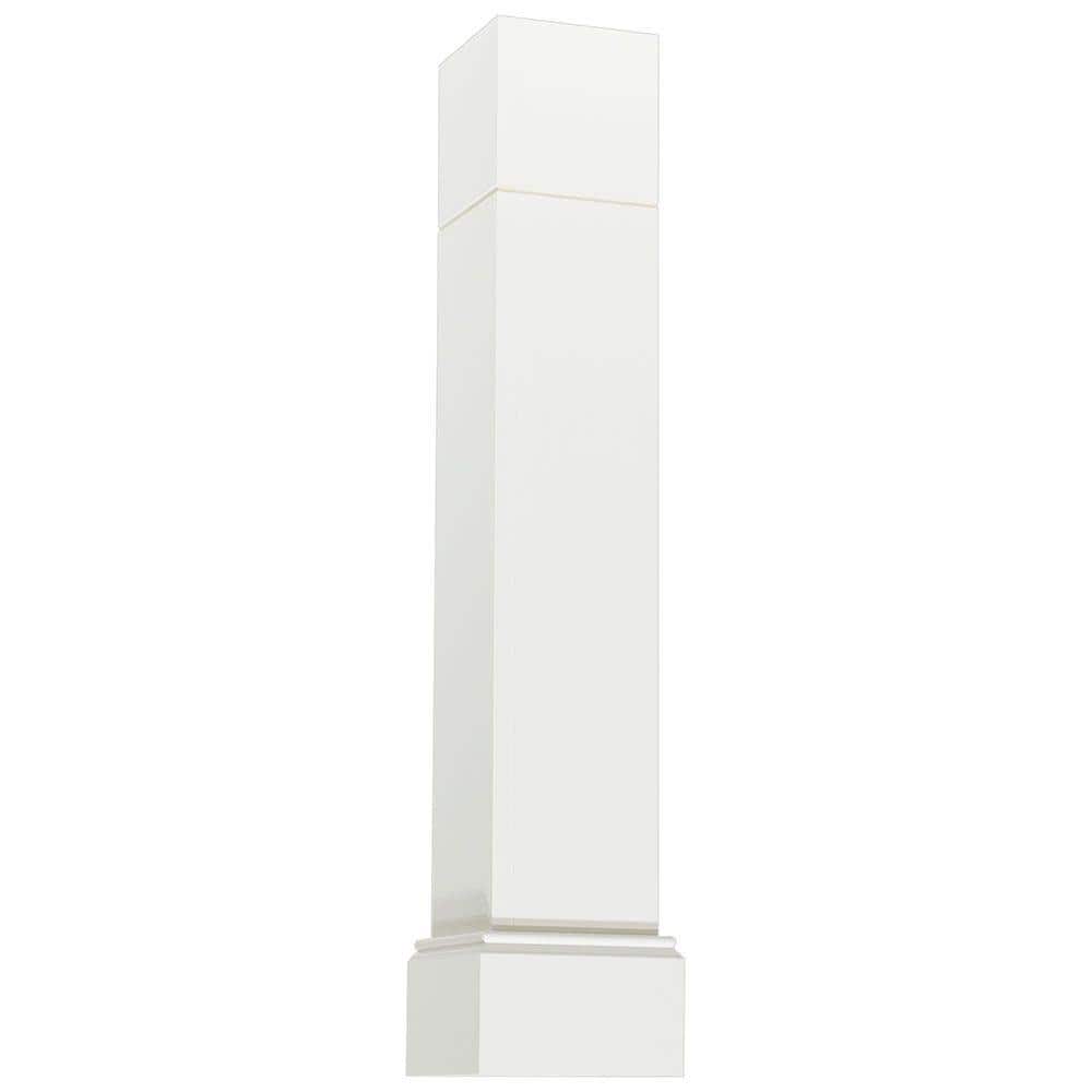 Hampton Bay Hampton/Shaker 5.75 in. W x 34.5 in. H x 5.75 in. D Kitchen Cabinet Decorative Corner Post in Satin White