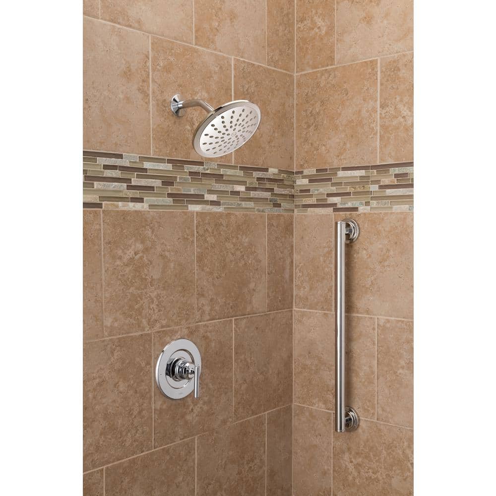 MOEN Gibson 1-Handle Posi-Temp Rainshower Shower Only Faucet Trim Kit in Chrome (Valve Not Included) (2)