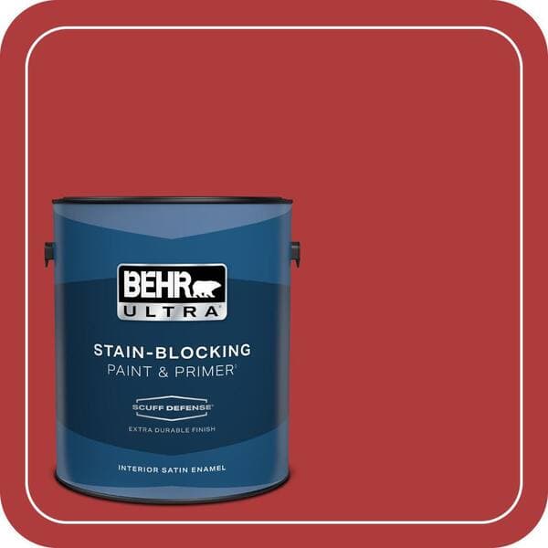BEHR PREMIUM PLUS #HDC-WR14-10 Winter Poinsettia Interior/Exterior Paint & Primer Color Sample (3)