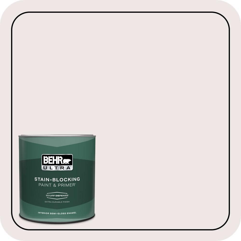 BEHR ULTRA 1 qt. #690E-1 Shell Brook Extra Durable Semi-Gloss Enamel Interior Paint & Primer