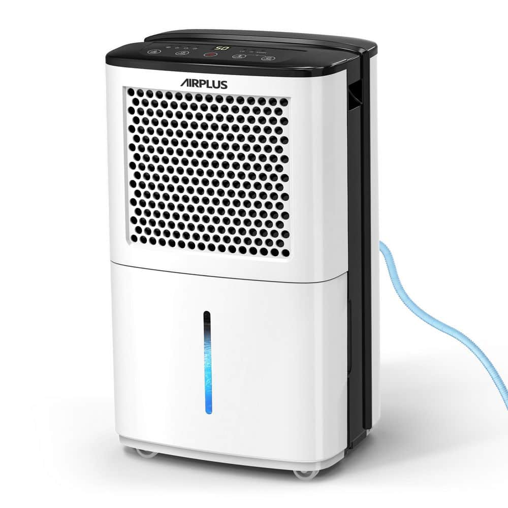 Edendirect 38 pt. Moderate Humidity Dehumidifier up to 2,000 sq. ft. with bucket, for Basement, Garage, or Wet Rooms in White (1)