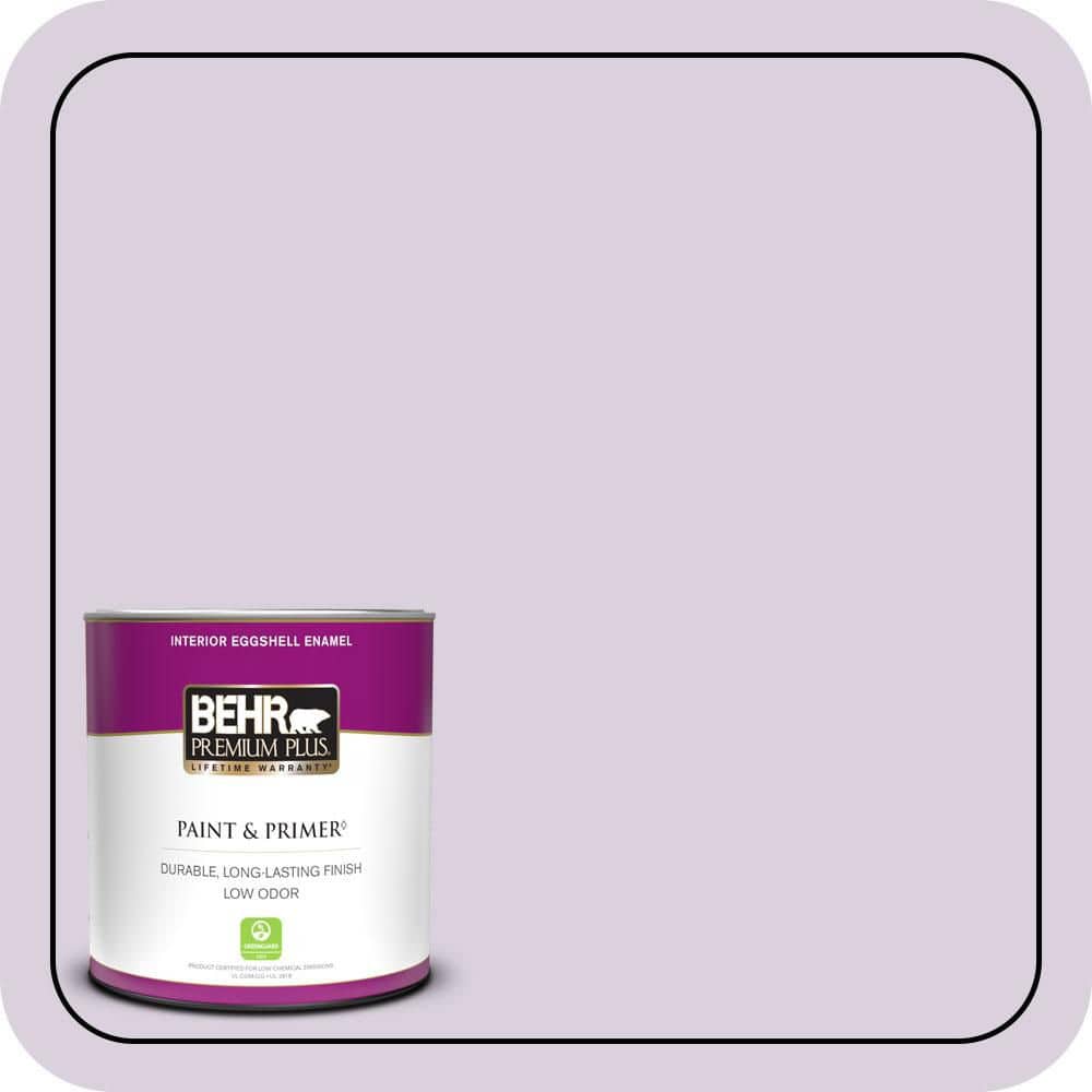 BEHR PREMIUM PLUS #S100-1 Spring Bouquet Flat Interior/Exterior Paint & Primer Color Sample (1)