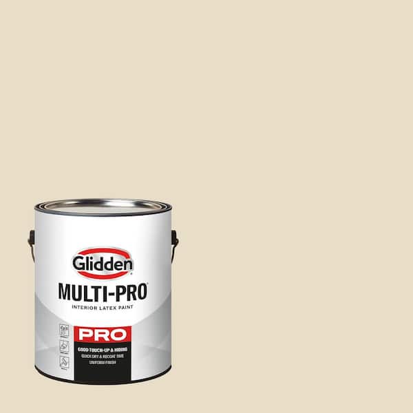 Glidden Multi-Pro 1 gal. PPG1098-2 Heavy Cream Semi-Gloss Interior Paint (2)