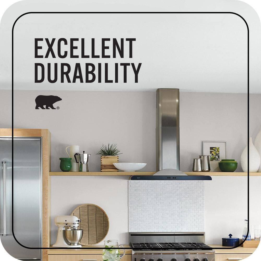 BEHR ULTRA 1 gal. #BWC-12 Vibrant White Ceiling Flat Interior Paint and Primer (3)