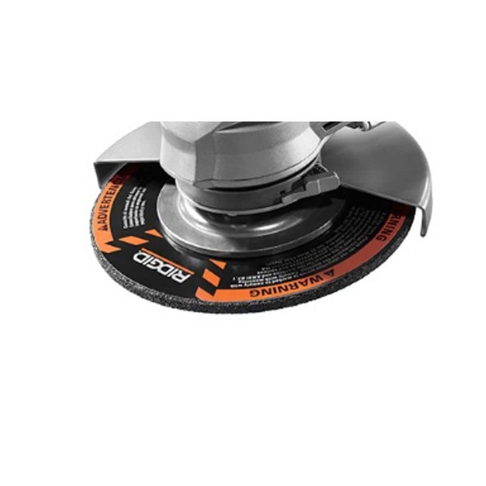 RIDGID 15 Amp Corded 7 in. Twist Handle Angle Grinder (4)