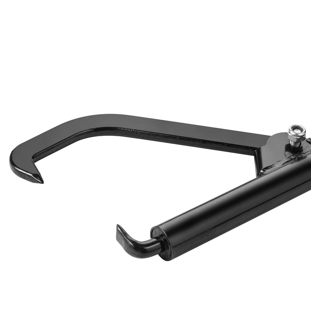 Earth Worth 48 in. Log Peavey and Cant Hook Tool-Log Spike for Separating Stacked Firewood-Retractable 14 in. Opening (3)