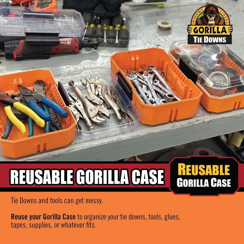 Gorilla 1.25 in. Medium Duty Tie Down Ratchet Strap (2-Pack) (2)