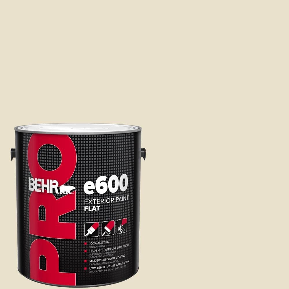 BEHR PRO 1 gal. #760C-2 Country Beige Flat Paint