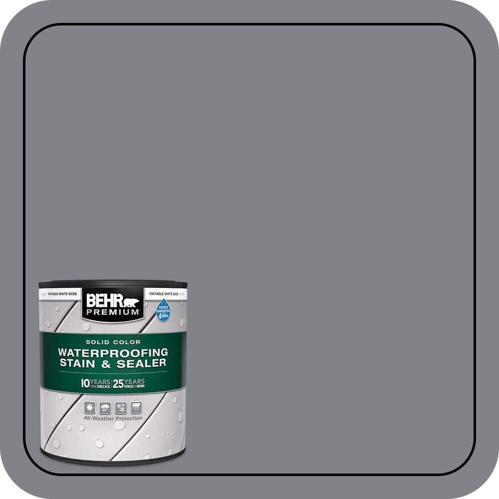 BEHR PREMIUM 1 qt. #N530-5 Mission Control Solid Color Waterproofing Exterior Wood Stain and Sealer (1)