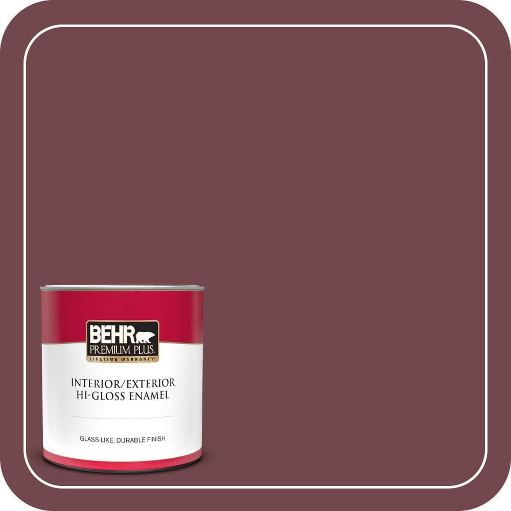 BEHR PREMIUM PLUS #PPF-50 Fired Brick Enamel Low Odor & Primer (1)