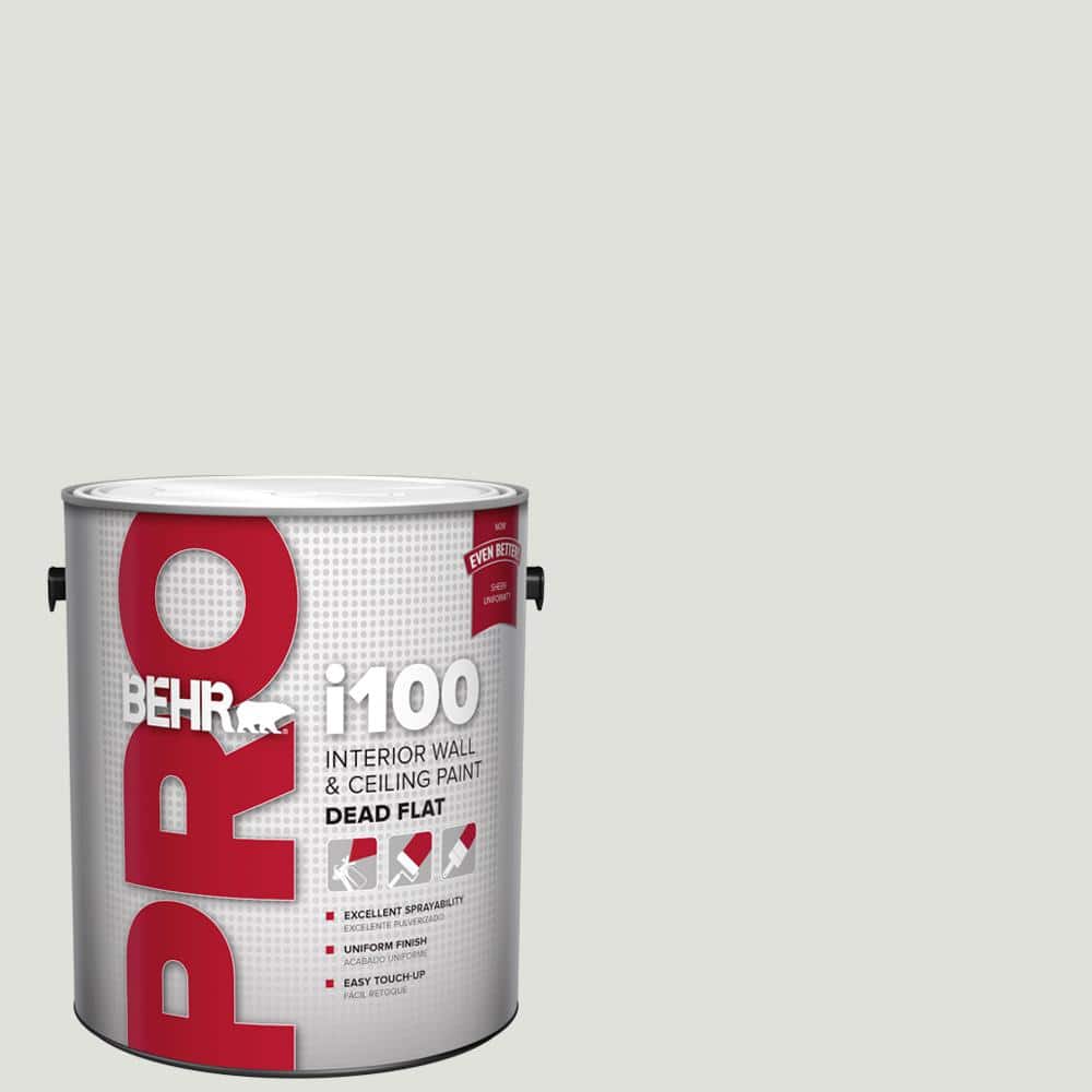 BEHR PRO 1 gal. #GR-W06 Winds Breath Dead Flat Interior Paint (1)