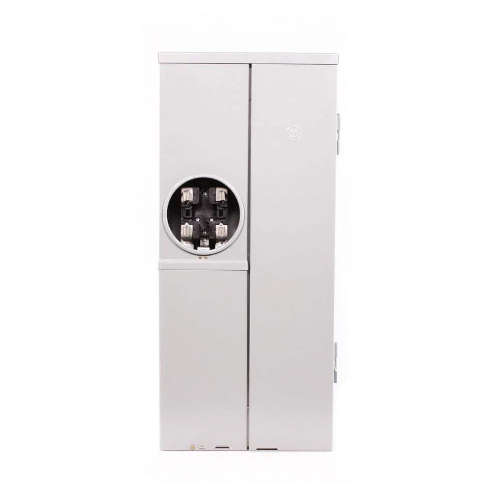 ABB Outdoor 200 Amp 20-Space 40-Circuit Main Brkr Ring Surface Mt Overhead/Undergrnd Meter Socket Load Center (TSMQ2020CSCU)