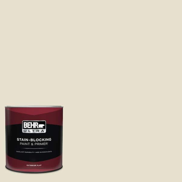 BEHR ULTRA 1 qt. #S350-1A Cool Honeydew Flat Exterior Paint and Primer (2)
