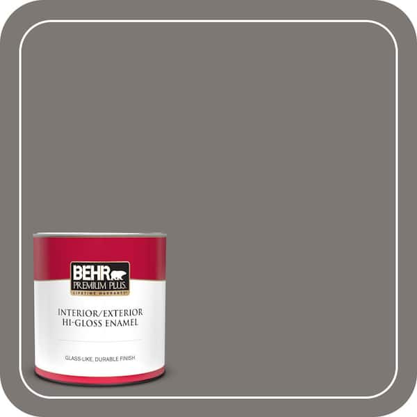 BEHR PREMIUM PLUS 1 gal. #790F-5 Amazon Stone Semi-Gloss Enamel Low Odor Interior Paint & Primer (2)