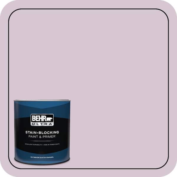 BEHR ULTRA 1 qt. #680E-3 Rosy Lavender Satin Enamel Exterior Paint & Primer (2)