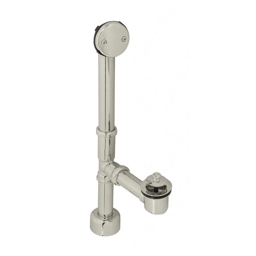 Westbrass All Exposed Pull & Drain Bath Waste- 14" Make-Up, 17 Gauge Tubing