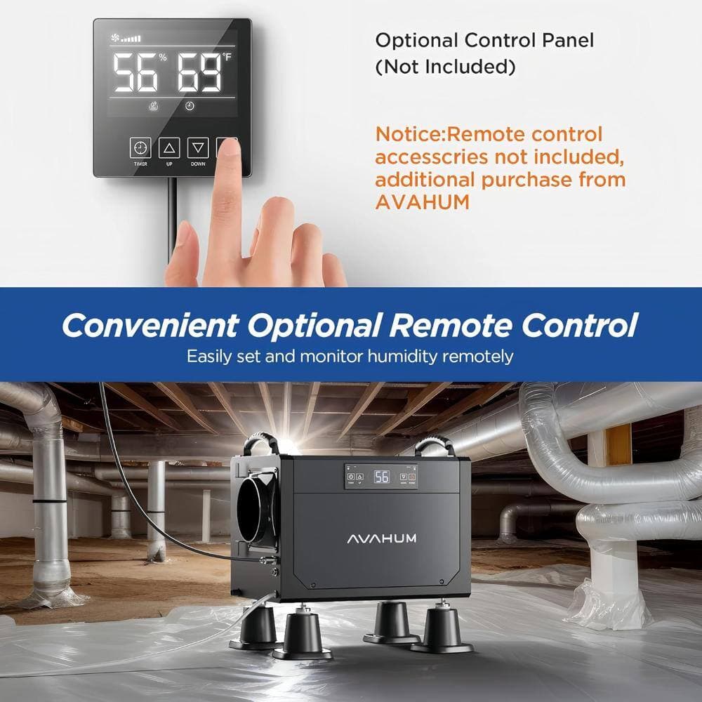 Stbine 120 PPD Commercial Dehumidifier 200 CFM 55 PPD AHAM 10–98% Humidity Control for 1,700 sq. ft. (3)